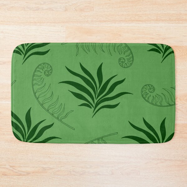 Item preview, Warm Tone Greens Tropical Botanical Garden Plant Pattern with Ferns designed and sold by PrettyLittlePic.
