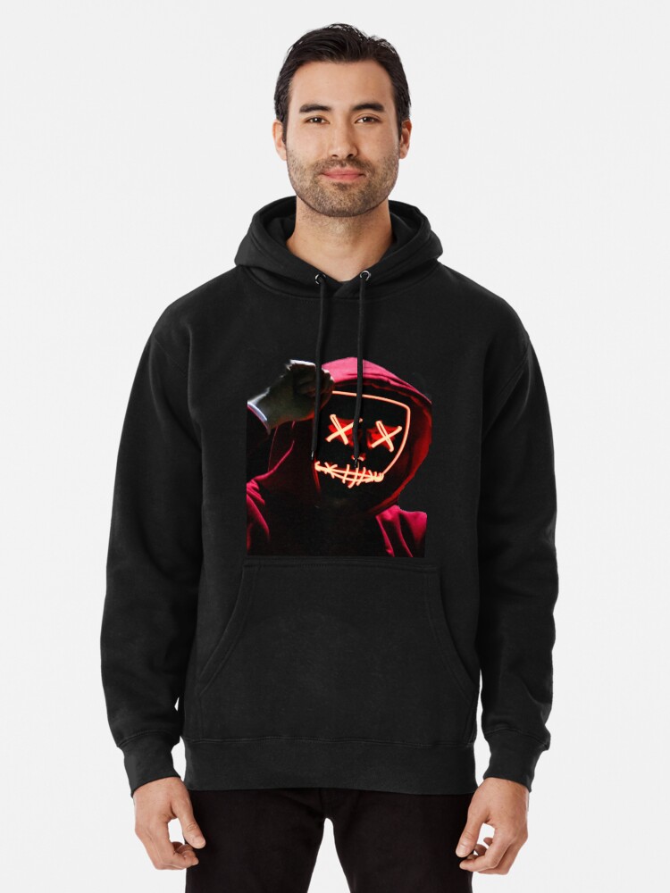 Neon discount red hoodie