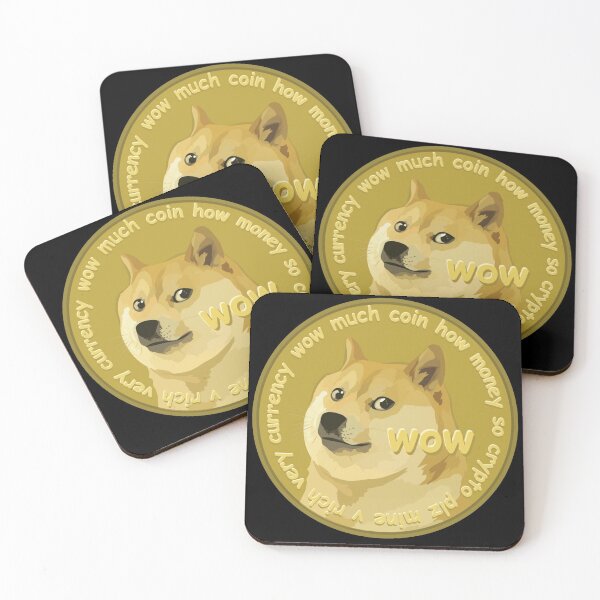 Item preview, Dogecoin dog coin logo designed and sold by Blacksoulgear.