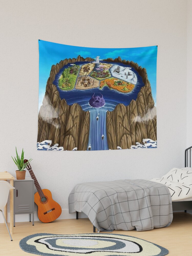 map of wano country Tapestry for Sale by NETschulz715