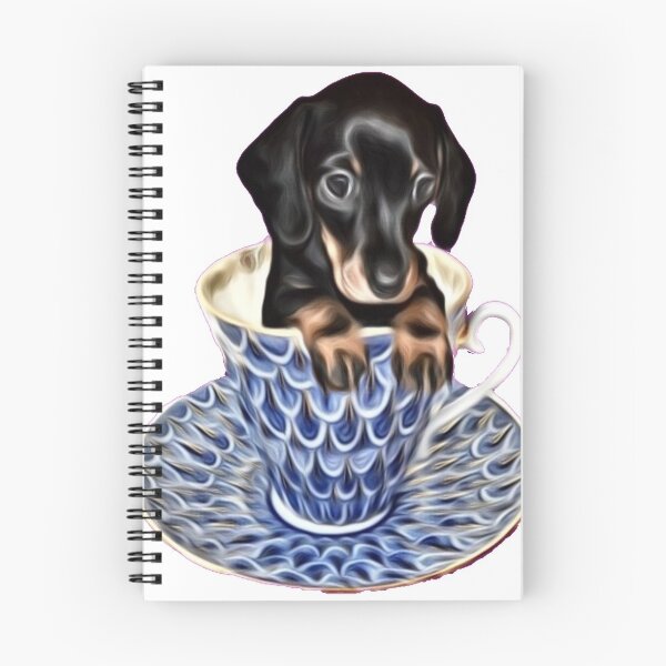 Item preview, Dachshund In A Tea Cup designed and sold by WillowsWardrobe.