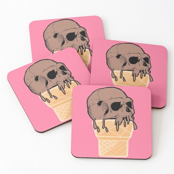 Item preview, CHOCOLATE SKULL ICE CREAM CONE  designed and sold by lululsq.