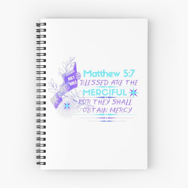Item preview, St Matthew 5:7 blessed are the merciful-forgiveness//compassion  designed and sold by Mammanation.