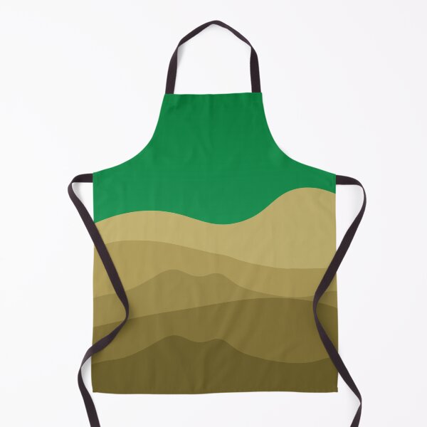 Item preview, 5 Shades of Gold Hills in Gradient Green Sky designed and sold by ShaunSandhu.