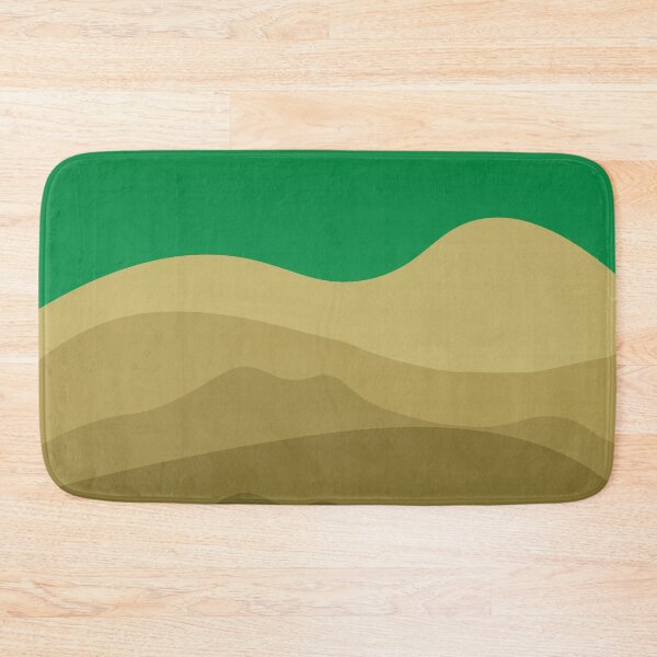 Item preview, 5 Shades of Gold Hills in Gradient Green Sky designed and sold by ShaunSandhu.