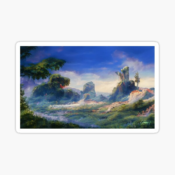 Peaceful & Lush Sticker