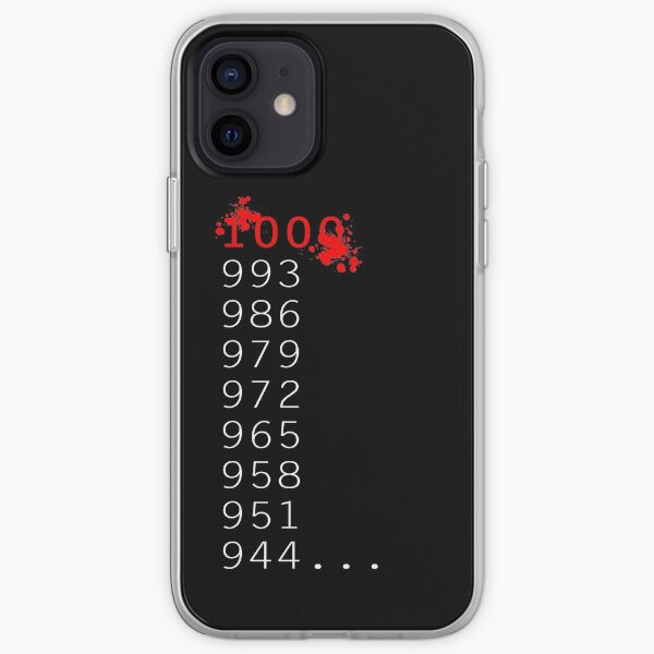 "What's 1000 Minus 7?" iPhone Soft Case