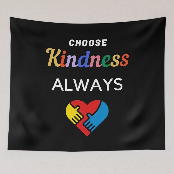 Item preview, Kindness Always - Holding Hands in Heart Design designed and sold by Imemewell.