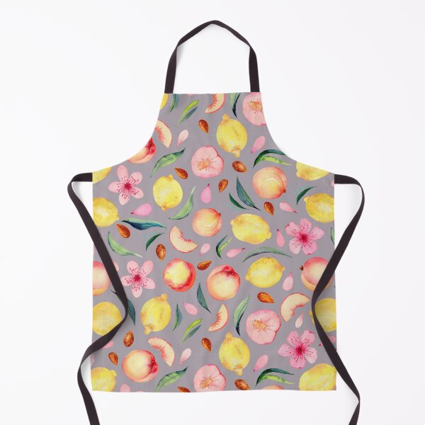 Item preview, Peaches and lemons watercolor pattern designed and sold by AnjeseAnna.