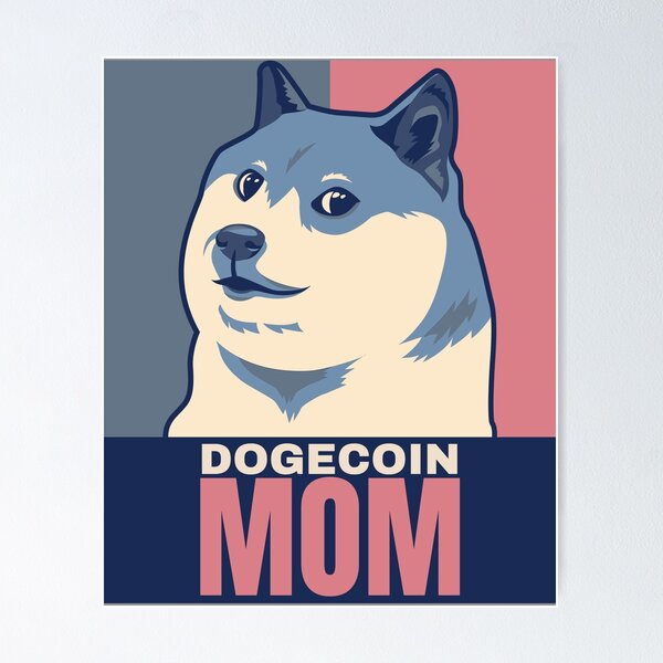 Artikel-Vorschau von Muttertag Dogecoin Geschenke Dogecoin Mutter, designt und verkauft von TamGustam.