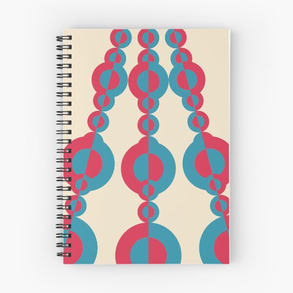 Item preview, Retro 1960's Disco Pattern Pastel Red Blue Cream designed and sold by wavethreat.