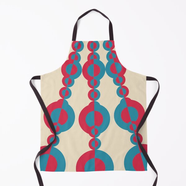 Item preview, Retro 1960's Disco Pattern Pastel Red Blue Cream designed and sold by wavethreat.