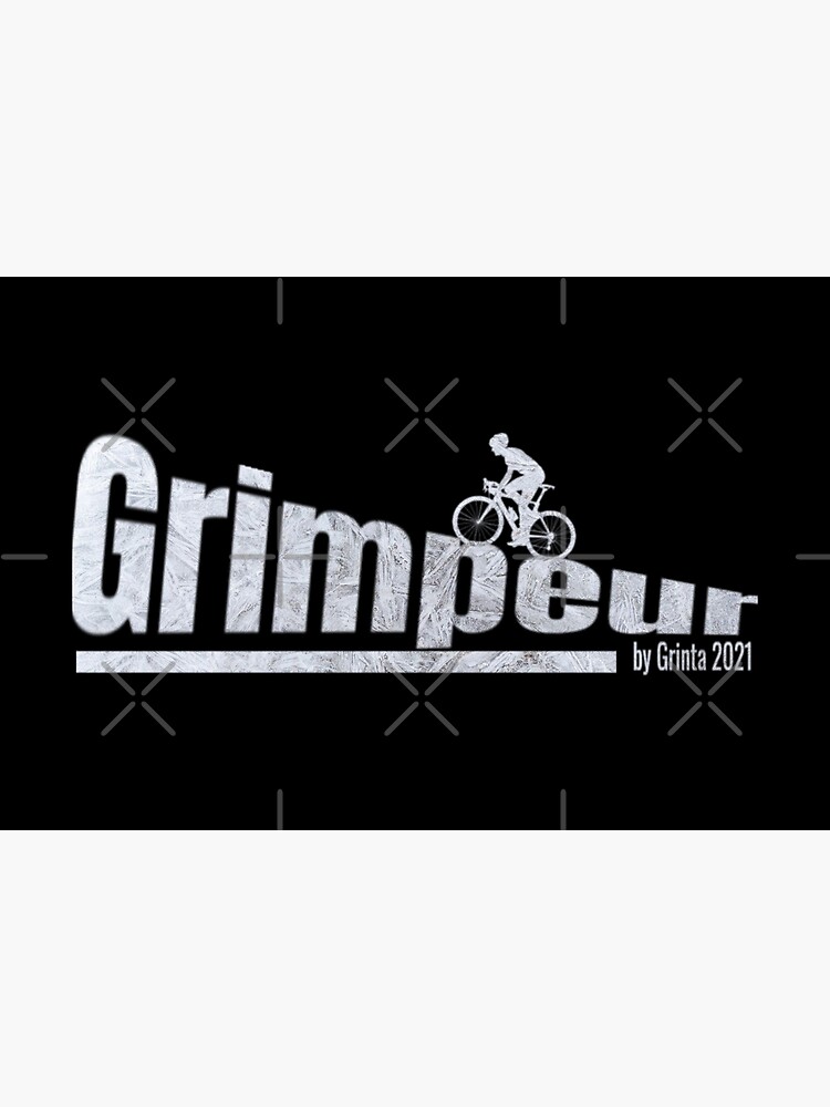Grimpeur by Grinta2021 - Road Bike Cyclist climbing Greeting Card for Sale  by grinta2021
