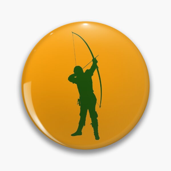 Item preview, Longbow archer silhouette - green designed and sold by NerdScribblings.