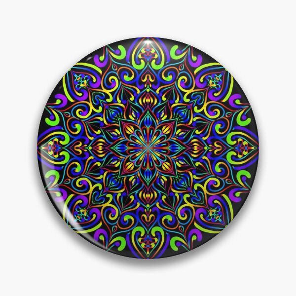 Item preview, Trip out glowy mandala designed and sold by Mandalalove.