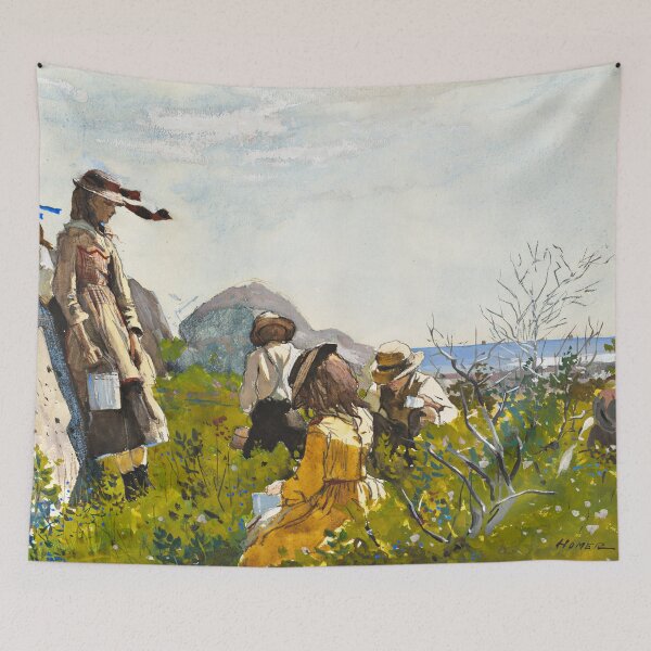 Item preview, Berry Pickers - Winslow Homer designed and sold by brushandframes.