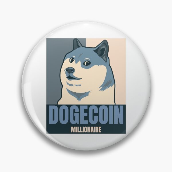 Aperçu de l'œuvre Dogecoin Gifts Retro Dogecoin Millionaire créée et vendue par TamGustam.