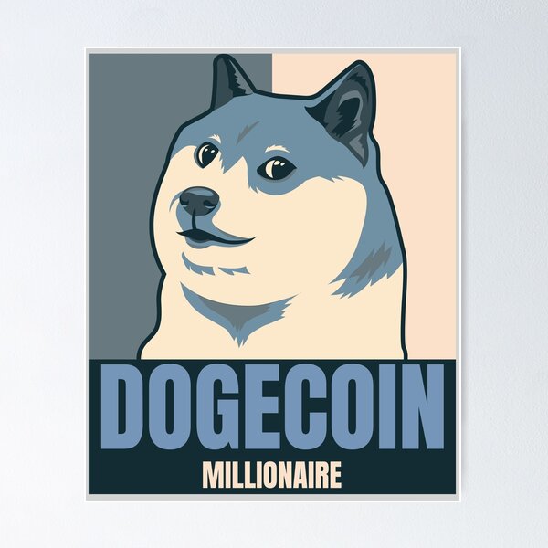 Artikel-Vorschau von Dogecoin Geschenke Retro Dogecoin Millionär, designt und verkauft von TamGustam.