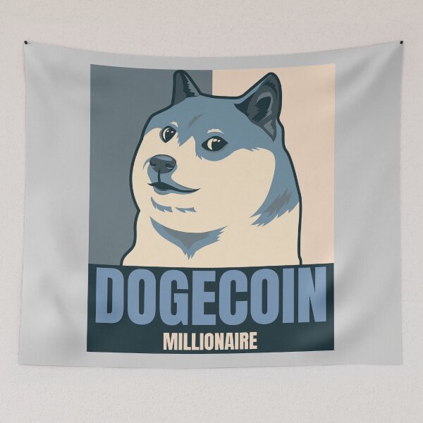 Artikelvorschau, Dogecoin Geschenke Retro Dogecoin Millionär entworfen und verkauft von TamGustam.