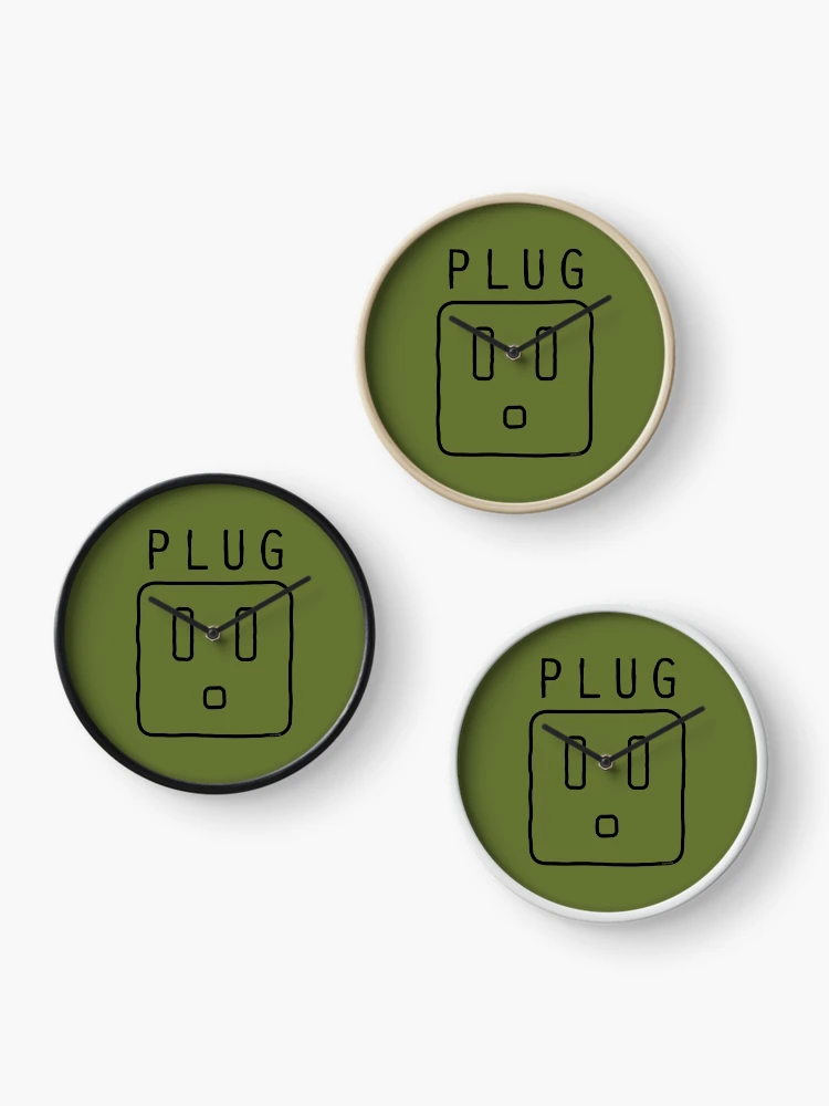 Thumbnail 3 of 4, Clock, PLUG [Roufxis-Rb] designed and sold by RoufXis.