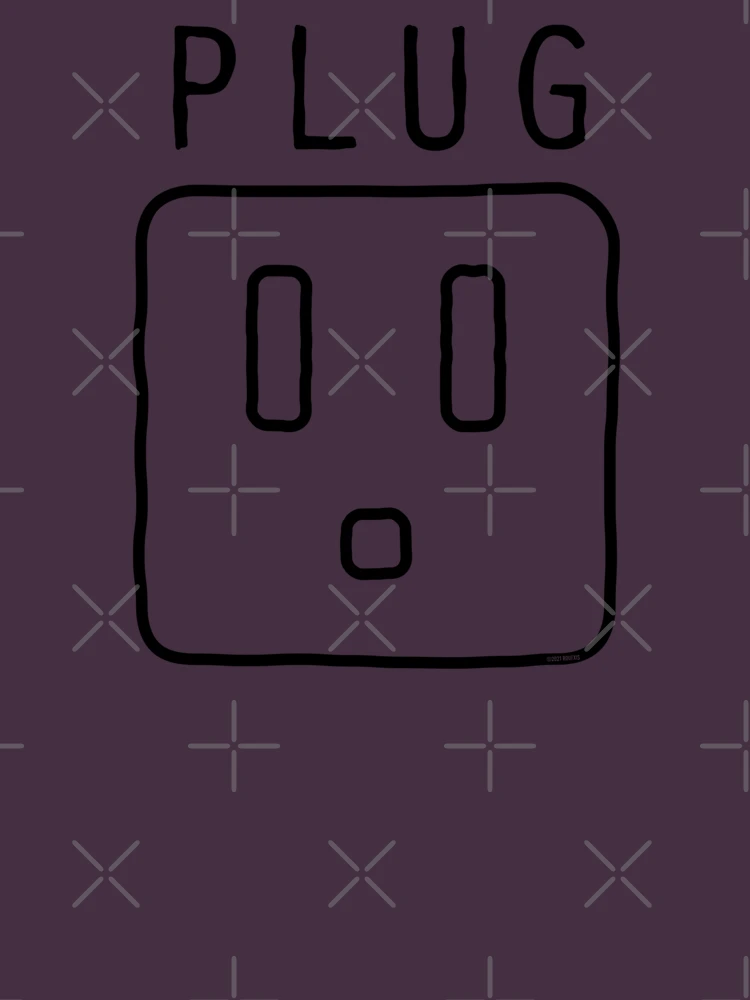 Thumbnail 4 of 4, Relaxed T-Shirt, PLUG [Roufxis-Rb] designed and sold by RoufXis.
