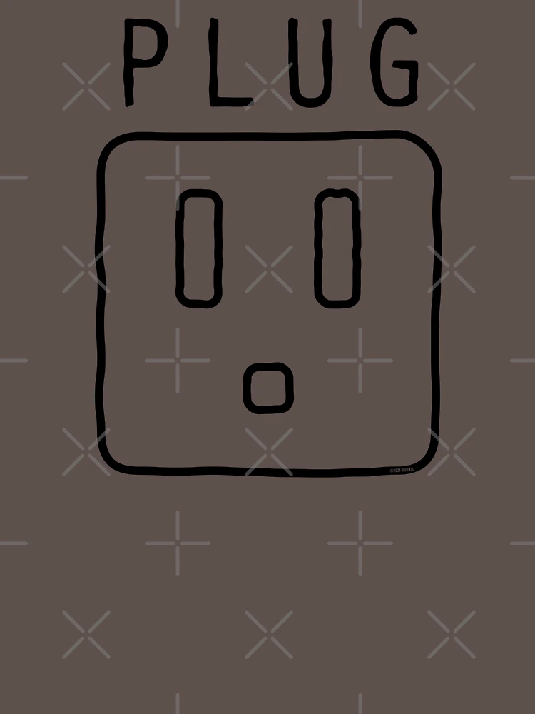 Thumbnail 4 of 4, V-Neck T-Shirt, PLUG [Roufxis-Rb] designed and sold by RoufXis.