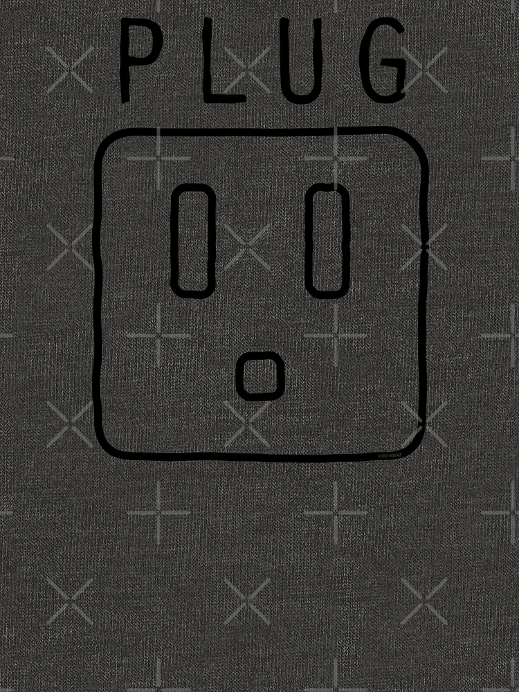 Thumbnail 6 of 6, Pullover Hoodie, PLUG [Roufxis-Rb] designed and sold by RoufXis.