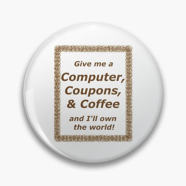 Item preview, Computer, Coupons, and Coffee in brown designed and sold by mrtraz.