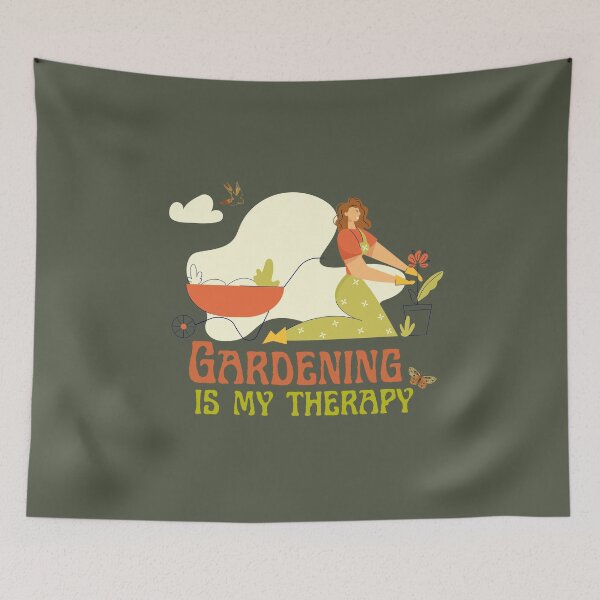 Item preview, Gardening is my Therapy designed and sold by Growwithme.