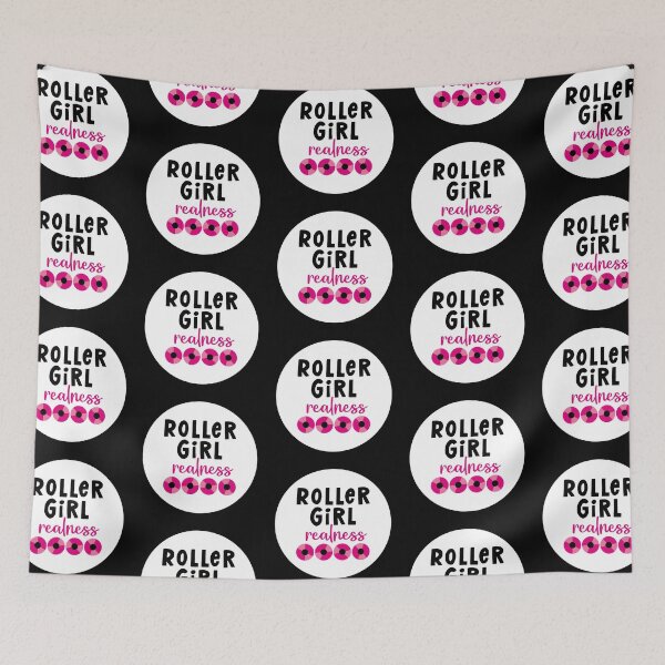 Item preview, Roller Girl Realness White designed and sold by VicEllisArt.