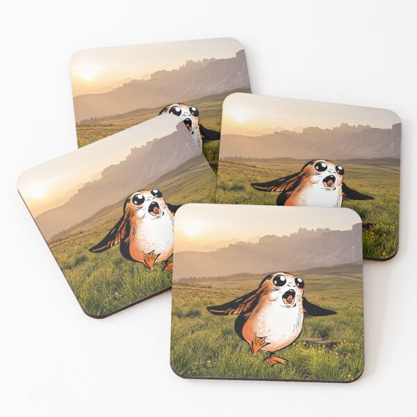 Item preview, Space Puffin Alien Chicken Squaking in Grassfields designed and sold by Maartje de Volder.
