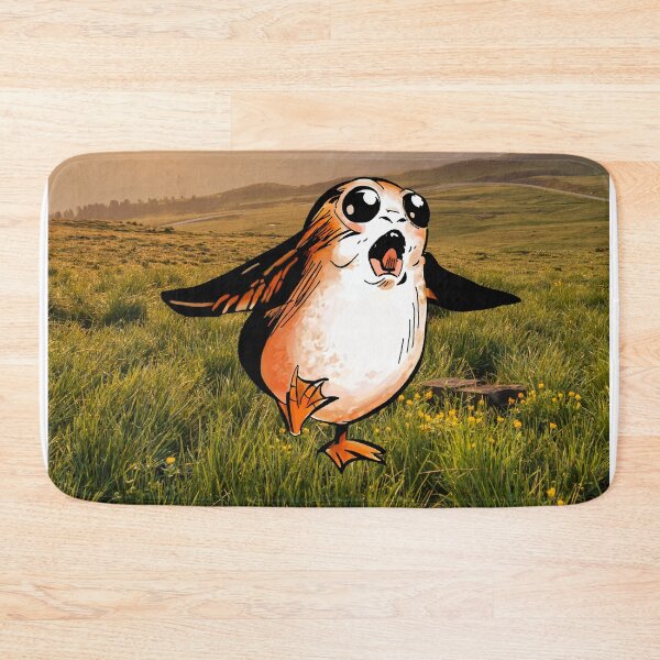 Item preview, Space Puffin Alien Chicken Squaking in Grassfields designed and sold by Maartje de Volder.