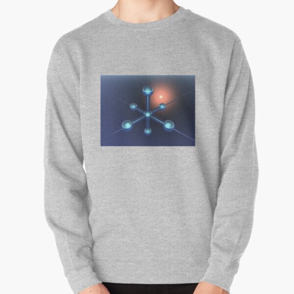Technology In Space Pullover Sweatshirt