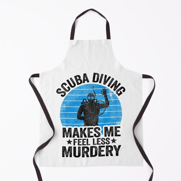 Item preview, Funny Diver Scuba Diving Gift Murdery Quote Divers designed and sold by Stronzi.