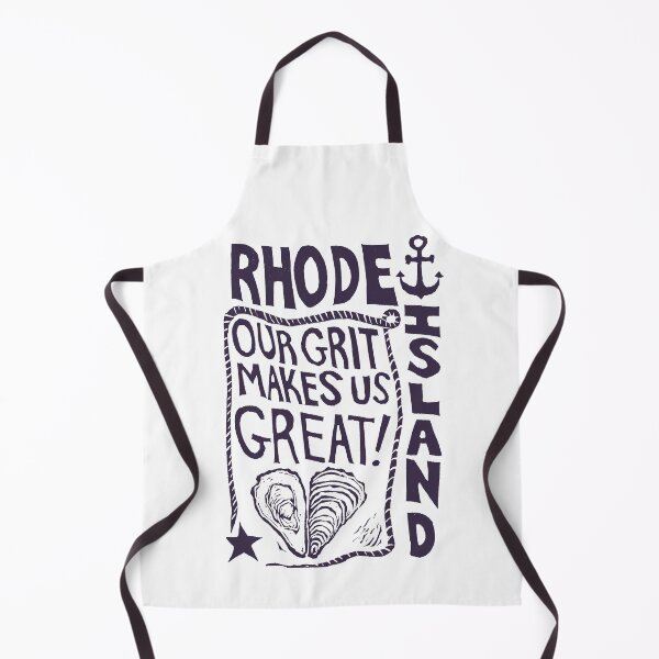 Item preview, Rhode Island - Our Grit Makes Us Great (plum) - original linocut design and print designed and sold by PixelPalmer.