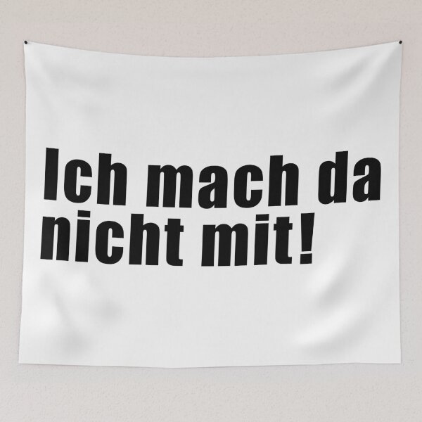 Item preview, Ich mach da nicht mit! (in black)  designed and sold by deynaaz.