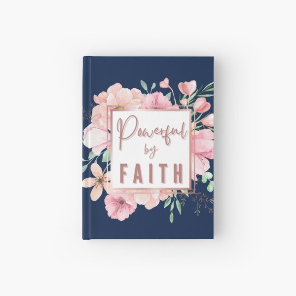 Elegant Rose Gold | Powerful By Faith Hardcover Journal