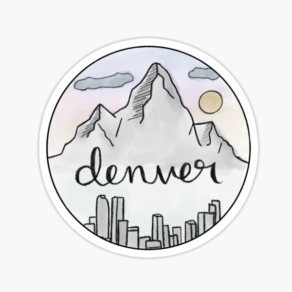 Item preview, Denver Skyline and Mountains  designed and sold by Kalyssa Deas.