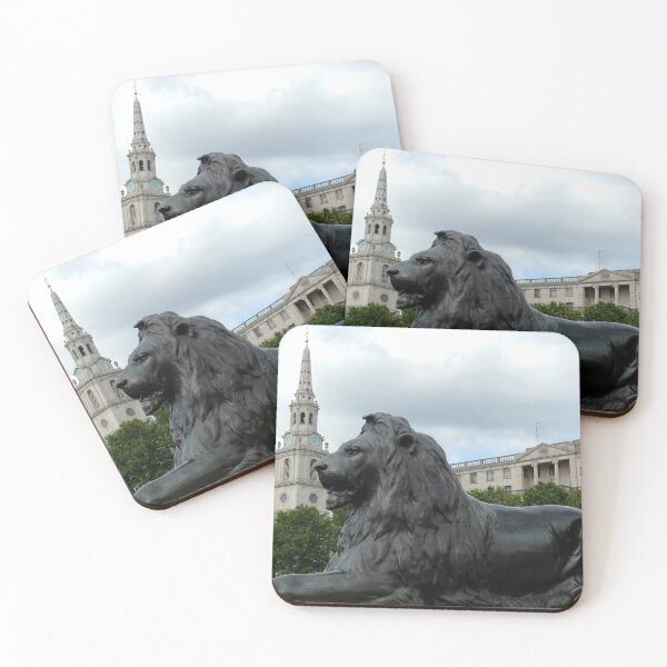 Item preview, Lion in Trafalgar Square designed and sold by SofiaDom.