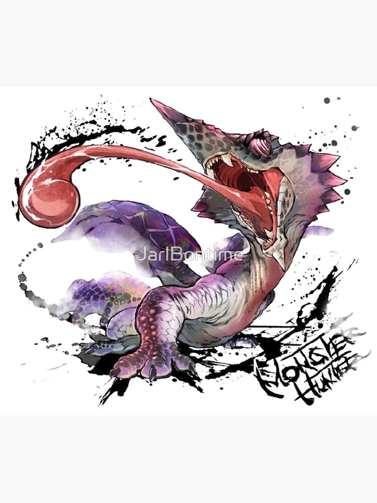 Monster Hunter Rise Chameleos Poster By JarlBontime Redbubble   Flat,750x,075,f Pad,750x1000,f8f8f8 