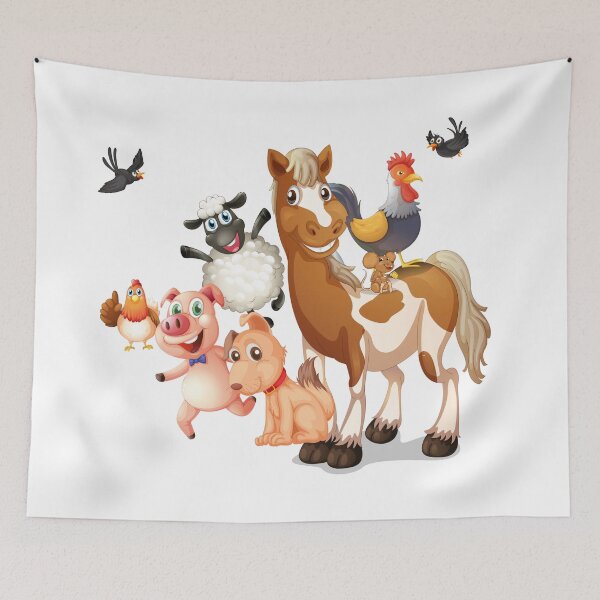 Item preview, cartoon animals anime designed and sold by KnitNknot.
