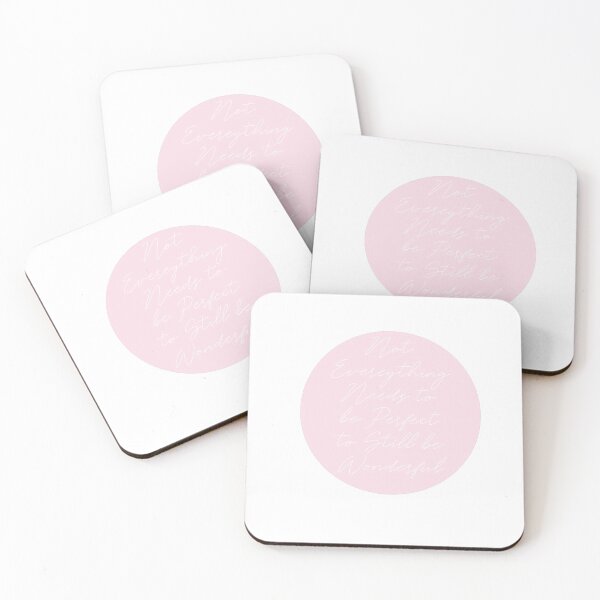 Item preview, Pink Not Everything Has to be Perfect Quote designed and sold by pb598.