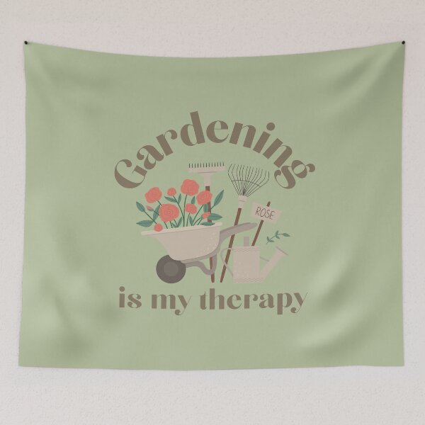 Item preview, Gardening is my Therapy 2 designed and sold by Growwithme.