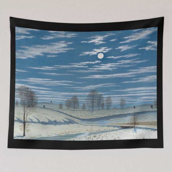 Item preview, Winter scene in moonlight designed and sold by Tizeru.