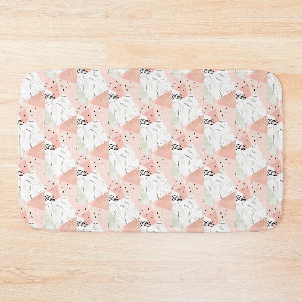 Item preview, black pink white wavy-leafy pattern designed and sold by Gitau98.