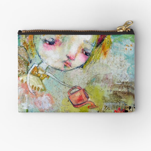 Flower Watering Fairy Zipper Pouch