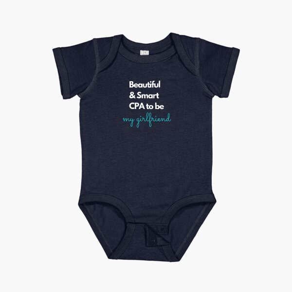 Item preview, Beautiful and smart CPA to be, my girlfriend blue designed and sold by Evartdesign.