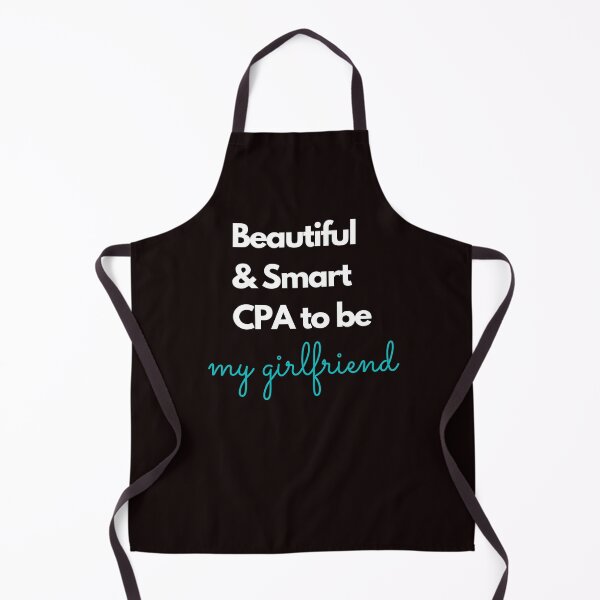 Item preview, Beautiful and smart CPA to be, my girlfriend blue designed and sold by Evartdesign.