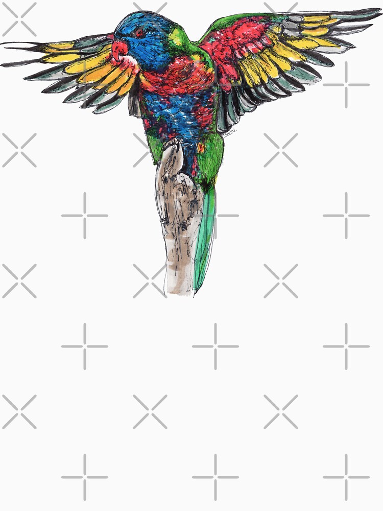 Delilah the Rainbow Lorikeet by Wildcard-Sue