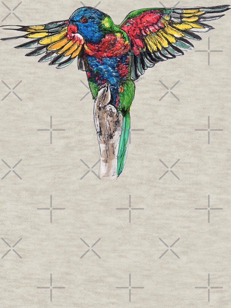 Delilah the Rainbow Lorikeet by Wildcard-Sue